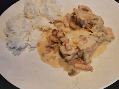 Filet mignon façon A ma Sauce et riz